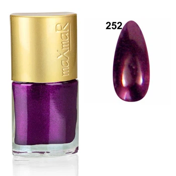 Лак для нігтів Metal colors maXmaR 9 ml MN-07/Metall № 252