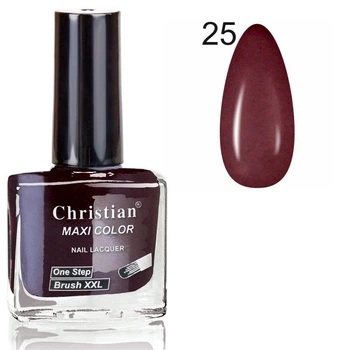 Лак для нігтів з ефектом гель-лаку Christian 11 ml NE-11/GEL № 25