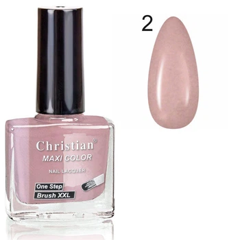 Лак для нігтів з ефектом гель-лаку Christian 11 ml NE-11/GEL № 02