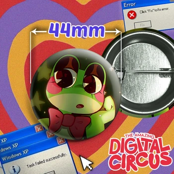 Значок Рібіт з вебсеріалу Дивовижний Цифровий Цирк / The Amazing Digital Circus. №69. 44мм