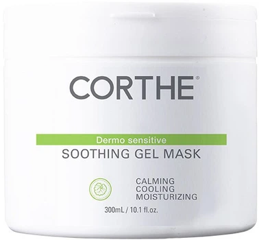 CORTHE Заспокійлива охолоджуюча гель-маска для чутливої шкіри Corthe Dermo Sensitive Soothing Gel Mask, 300 ml