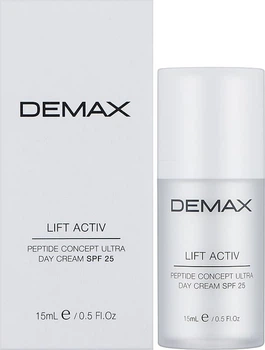 DEMAX – Lift Active – Денний крем «Пептид концепт» з SPF 25 15 мл