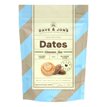 Фінікові цукерки зі смаком булочки з корицею Dave & Jon's Dadlar Cinnamon Bun 125 грам