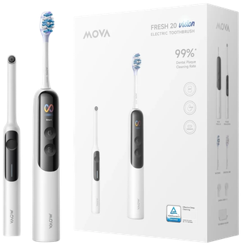 Elektryczna szczoteczka do zębów Mova Fresh 20 Sensus-White