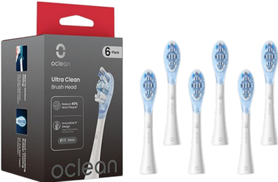 Końcówki do szczoteczki elektrycznej Oclean Ultra white clean UC03 6 szt