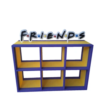 Полиця-органайзер для декору та колекцій у стилі серіалу Друзі (Friends). Aivory