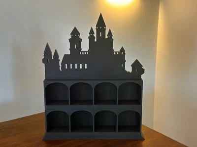 Полиця-вітрина для колекційних фігурок у вигляді замку Wizarding world. Aivory