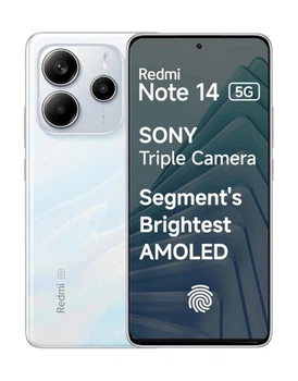 Смартфон Xiaomi Redmi Note 14 5G 8/128GB white adapter (No NFC)