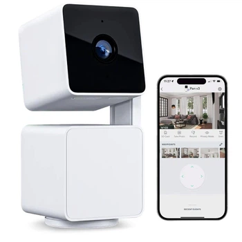Wi-Fi камера видеонаблюдения 1080p HD поворотная внутренняя уличная белая WYZE Cam Pan v3