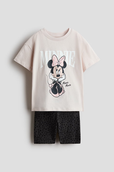 Костюм-двойка для девочки H&M — футболка и шорты, 7-8 лет, 128 рост