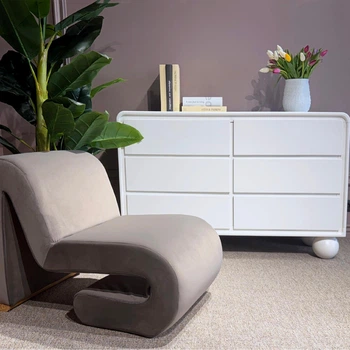 Комод 6 ящиков, Acorn Silk White