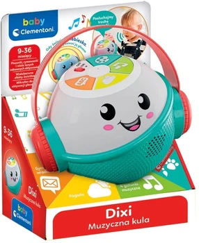 Zabawka dla niemowląt Clementoni Baby Kula muzyczna Dixi 20 cm (8005125508006)
