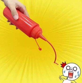 Кетчуп игрушка-прикол, бутылка кетчупа игрушка, пранк-бутылка с кетчупом для розыгрышей стреляет струей, фейк-кетчуп ktch18