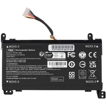Акумулятор для ноутбука HP FM08 12pin (Omen 17-AN000 series) 14.6V 6300mAh чорний