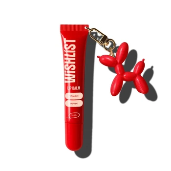 Бальзам-блиск Wishlist lip для губ Gloss Balm Velvet Coral 10 мл + іграшка брелок