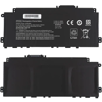 Акумулятор для ноутбука HP PP03XL (Pavilion 13), 11.55V 3380mAh, чорний