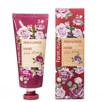 Крем для рук зволожуючий FarmStay Pink Rose, 100 мл