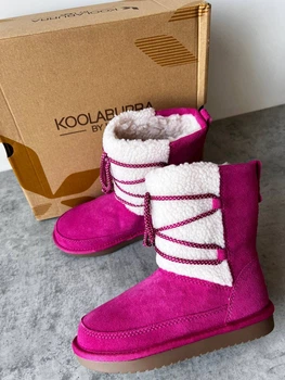 Чоботи Koolaburra by UGG Рожеві Розмір US2 20 см