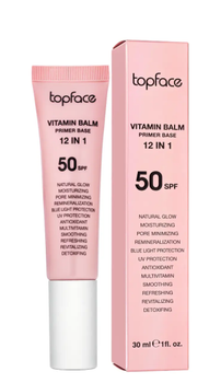 База под макияж Topface Balm Primer Base 12 in 1 SPF50 PT473, 30 мл