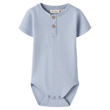 Боди Lil'Atelier Mikael Blue, цвет голубой, размер 62 (261.13256840.ZBLU)