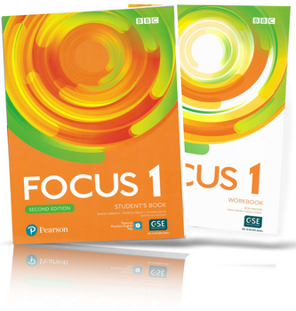 Комплект Focus 1 Students book & workbook, зошит + підручник