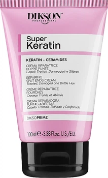 Крем проти посічених кінчиків волосся з кератином Super Keratin Cream Dikson DiksoPrime 100 мл