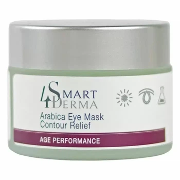 Маска реструктуруюча для зони навколо очей з екстрактом кави арабіка Arabica Eye Mask Contour Relief Smart4Derma 50 мл