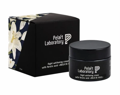 Нічний відбілювальний крем для обличчя з феруловою кислотою Night Whitening Cream Bola De Neve Pelart Laboratory 50 мл