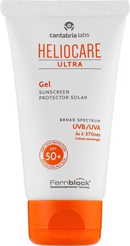 Сонцезахисний ультрагель для проблемної шкіри схильної до Акне Heliocare Ultra Gel SPF50+ Contabria Labs 50 мл