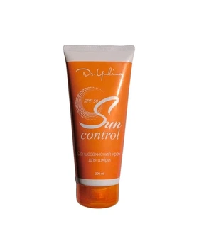 Сонцезахисний крем для шкіри Sun Control Cream for all types SPF50 Dr. Yudina 200 мл