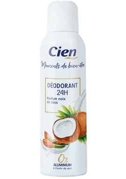 Дезодорант-спрей Cien Coconut Oil 50мл дорожній, для подорожей міні.