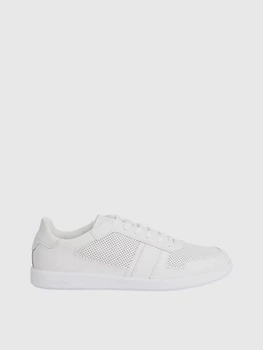 Чоловічі шкіряні кросівки Calvin Klein Low Top Lace Up Lth 45 білий HM0HM00471-01S