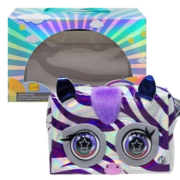 Інтерактивна сумочка Spin Master Purse Pets Зебра Metallic Magic з рухомими очима