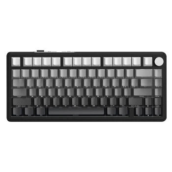 Клавіатура механічна бездротова Attack Shark X85 75% Hot-Swap RGB BT/2.4G/Type-C чорна