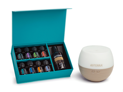 Набір DoTerra АромаТач Текнік ефірні олії CPTG фракціонована кокосова олія та дифузор