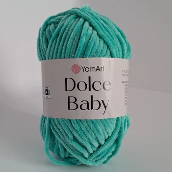 Пряжа YarnArt Dolce Baby №746 салатовий (бірюзовий)