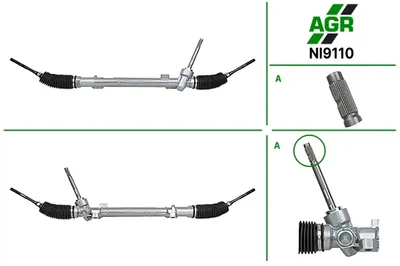 Рульова рейка без ПК, нова, NISSAN ROGUE (T32) 13-,X-TRAIL (T32) 13- AGR NI9110 Nissan X-Trail 4800100Q0C, 480104BA0A, 480014BA0A