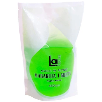Мыло жидкое LА FUTURE Маракуйя, мята, дой-пак, 450 г - 652545