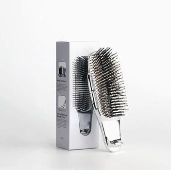 Щетка для волос и кожи головы Scalp Brush for Professinal серебряная