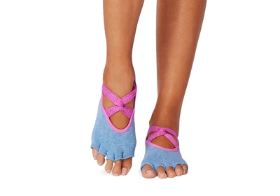 Носки для йоги ToeSox Half Toe Ivy Grip Energy M (39-42.5)