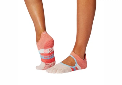 Носки для йоги ToeSox Full Toe Bellarina Grip East Coast S (36-38.5)