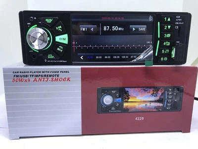 Автомагнитола 1 DIN с Bluetooth 4228 (с пультом на руль)