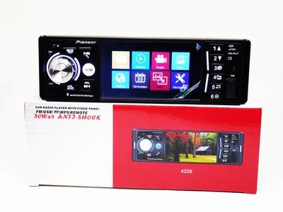 Автомагнитола 1 DIN с Bluetooth 4229 (с пультом на руль)