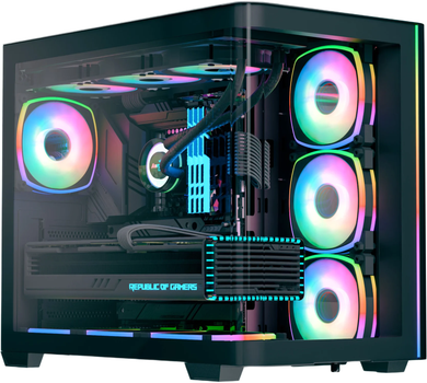 Корпус AeroCool P500C EVO-G-BK-v1 Black (4711530962428)
