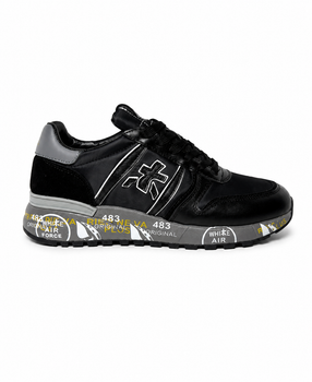 Мужские кроссовки повседневные Premiata Mase Black 43 (27,5 см) Черный