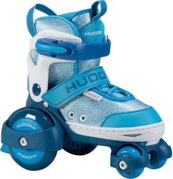 Wrotki Hudora My First Quad 26 - 29 Niebieski (4005998220719)