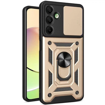 Протиударний броньований чохол із захистом камери для Samsung Galaxy A07 (SM-A075) Armor Case Keysion gold