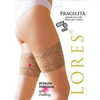 Стрічки на стегна захисні з мережева Lores Fragilita M Бежеві