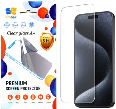 Захисне скло Drobak Clear glass A+ для Apple iPhone Air (dr_151576)
