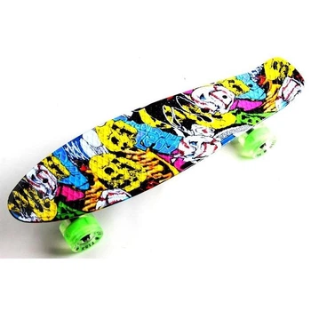 Пенні борд скейтборд Penny Board Fish Skateboards 22" ABEC-7 з світяться колесами MA-262/4